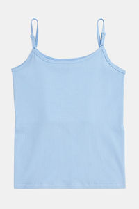 YouGotPlanB Girls Cotton Padded Camisole (Pack of 3) - Multicolor — thumbnail 8
